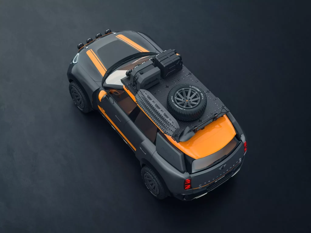 El MINI Countryman con el que tirarte al barro lo crean Delta4x4 y X-raid 2 Motor16 2025 MINI Countryman Delta4x4 y X-raid. Imagen superior.