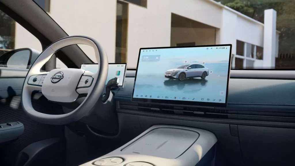 Nissan N7: La berlina eléctrica que salvará a la marca cuesta lo que medio Qashqai 4 Motor16 2025 Nissan N7. China. Imagen detalle.