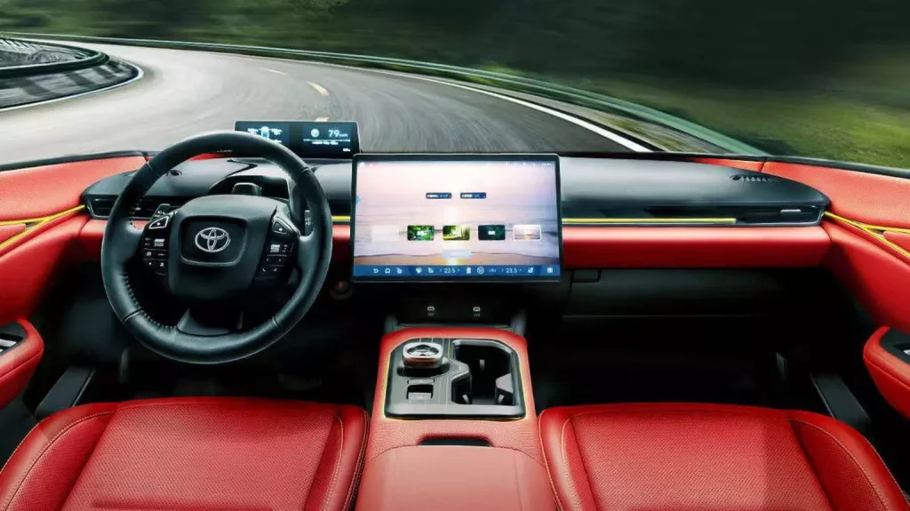 2025 Toyota bZ5. China. Imagen interior.