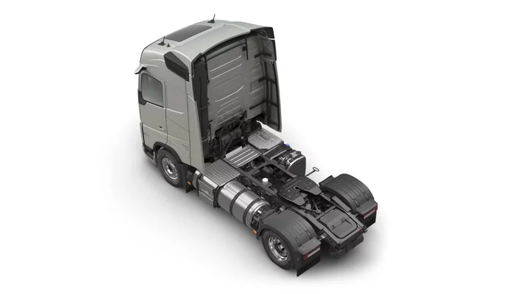 2025 Volvo Trucks. Camión gas. Imagen cabeza.