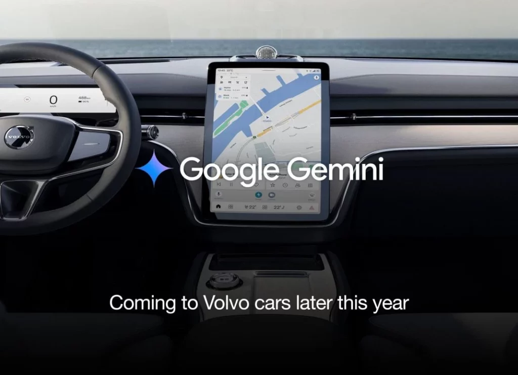 2025 Volvo Google Gemini. Imagen EX30.