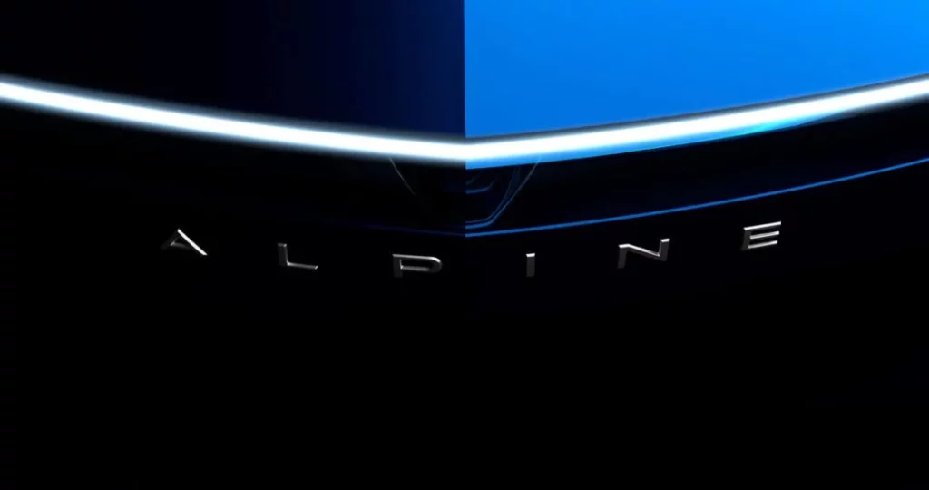 Logotipo del Alpine A390