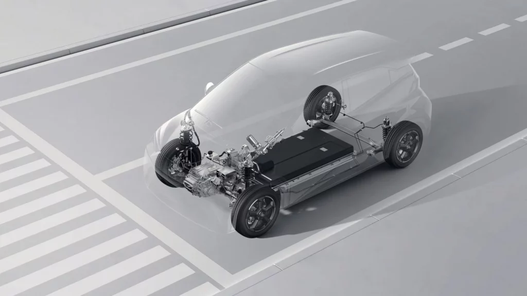 2025 BYD 8 en 1. Eléctricos. Imagen radiografía.