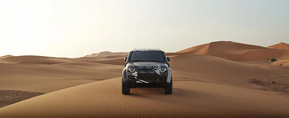 Defender en su preparación de cara al Dakar 2026