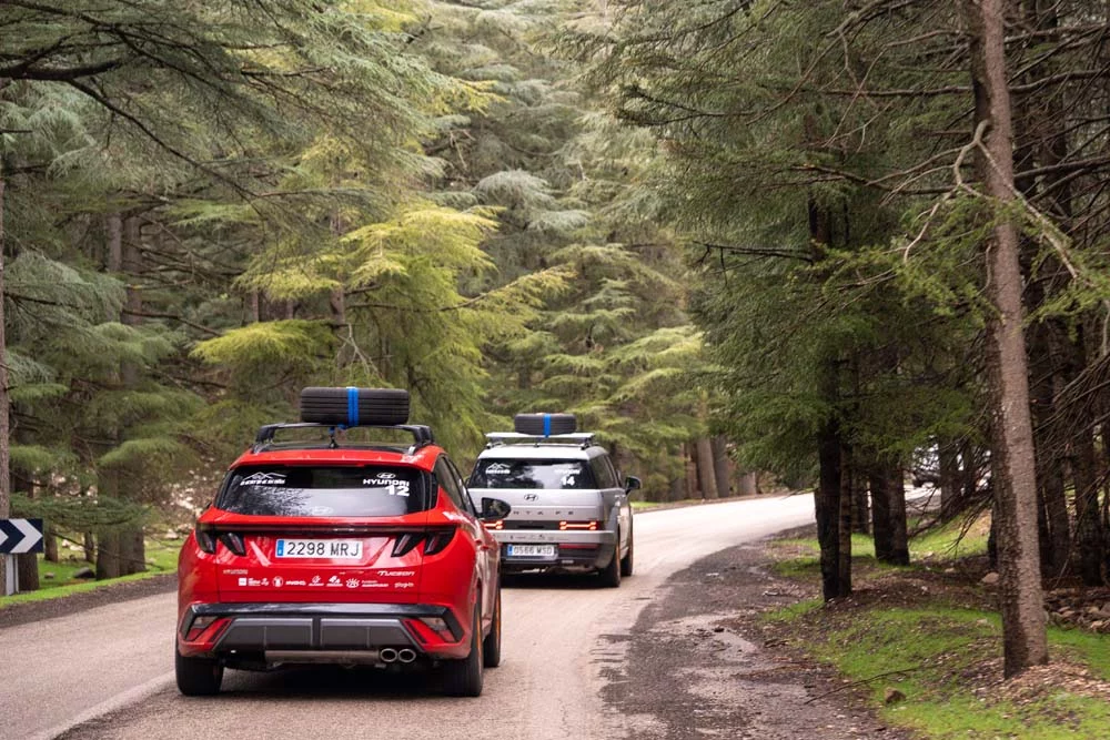 El Desierto de los Niños 2025, una aventura solidaria y exigente para la gama Hyundai 12 Motor16 DIA 03 013 Ruta hacia Erfoud Motor16
