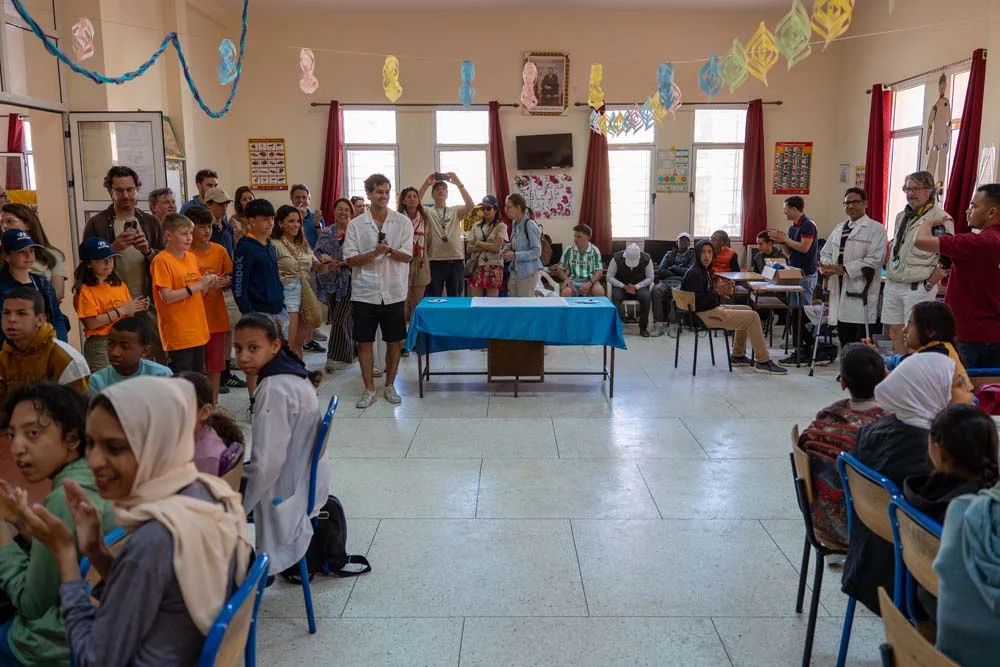 El Desierto de los Niños 2025, una aventura solidaria y exigente para la gama Hyundai 50 Motor16 DIA 07 027 Asociacion de Personas con Discapacidad de Erfoud Motor16