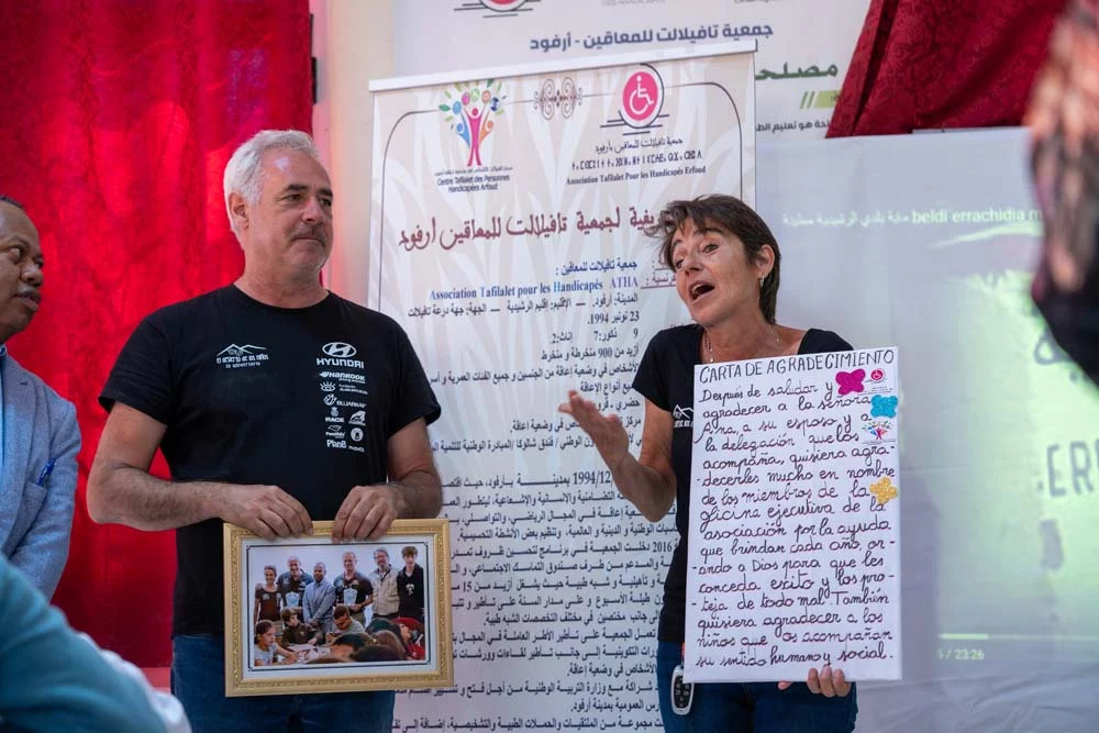 El Desierto de los Niños 2025, una aventura solidaria y exigente para la gama Hyundai 52 Motor16 DIA 07 059 Asociacion de Personas con Discapacidad de Erfoud Motor16