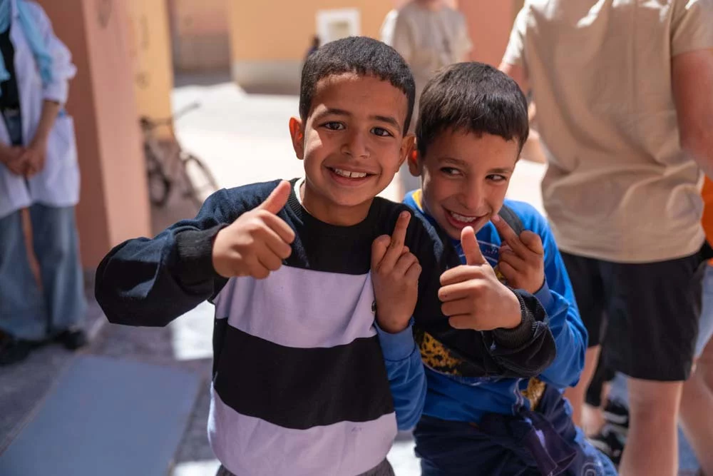 El Desierto de los Niños 2025, una aventura solidaria y exigente para la gama Hyundai 53 Motor16 DIA 07 089 Asociacion de Personas con Discapacidad de Erfoud Motor16