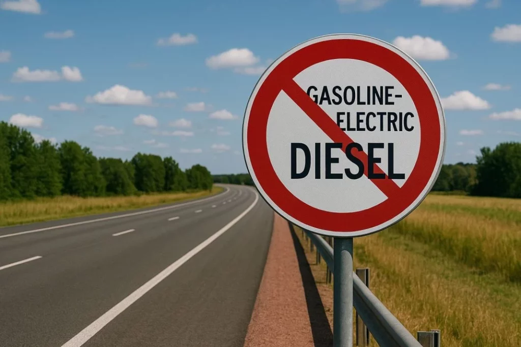 prohibido coches eléctricos