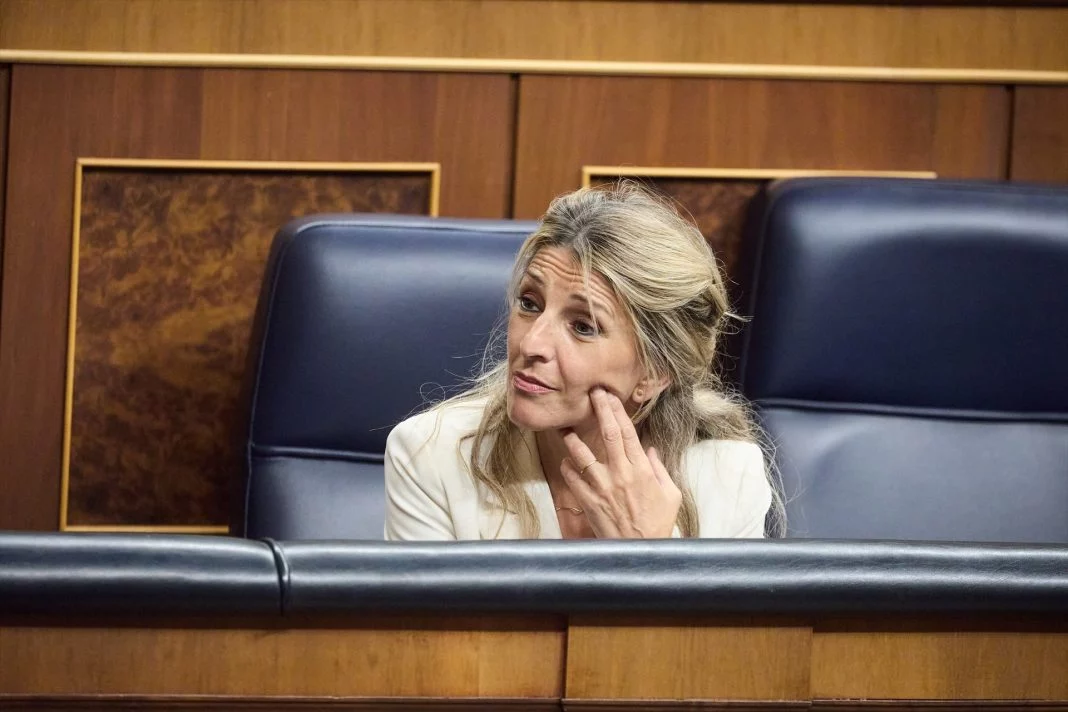 Yolanda Díaz en el congreso multas DGT