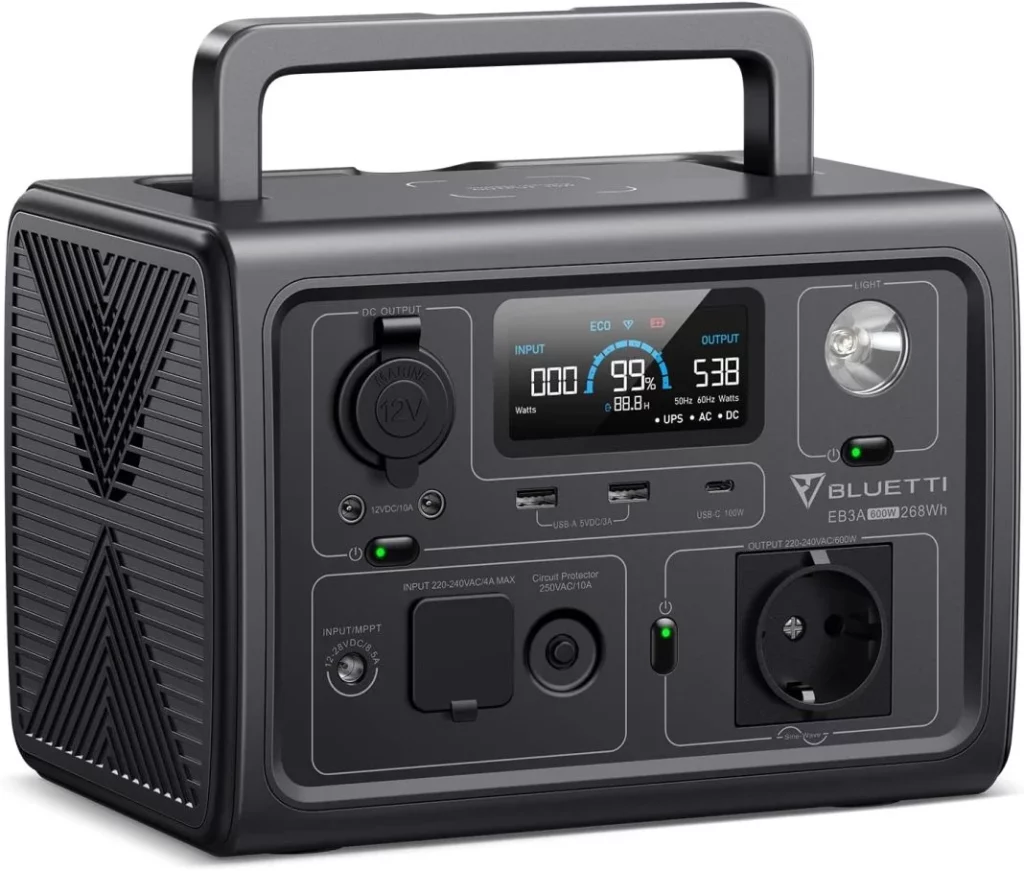 Generador Bluetti EB3A Amazon 2 Motor16