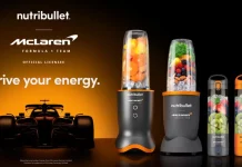 El equipo McLaren de F1 inspira una colección de potentes batidoras