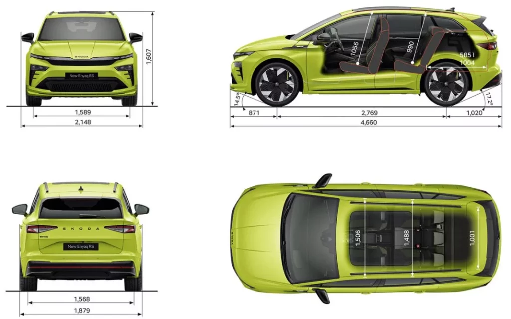 El renovado Skoda Enyaq 2025 ya tiene sus versiones RS 12 Motor16 Skoda Enyaq RS 2026 10 Motor16