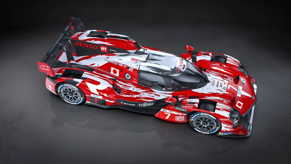 'Vestidos' especiales para celebrar 40 años de Toyota en Le Mans 3 Motor16 Toyota Gazoo Racing HYBRID7