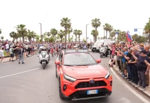 Toyota electrifica el Giro de Italia