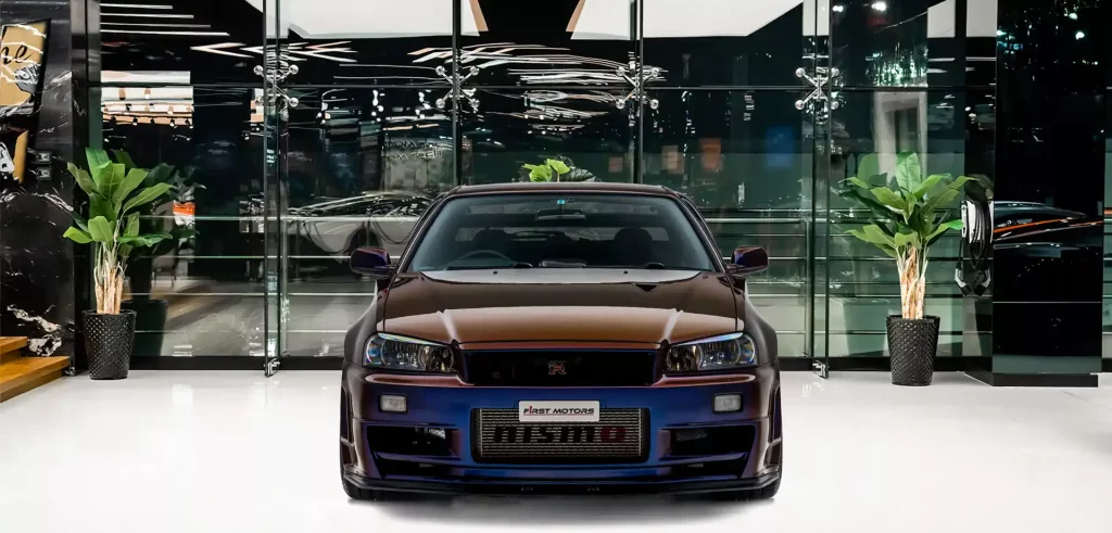 Nissan Skyline GT-R R34 V-Spec II Nismo Clubman Race Spec: Tan exótico que apunta a los siete dígitos 1 Motor16 2001 Nissan Skyline GT-R R34 Clubman. Imagen delantera.