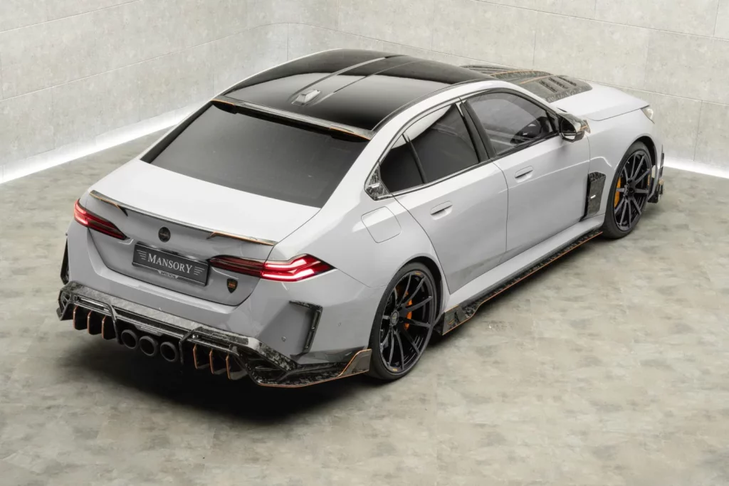 El primer BMW M5 de la historia con etiqueta cero pasa por las manos de Mansory 10 Motor16 2025 BMW M5 Mansory 1 Motor16