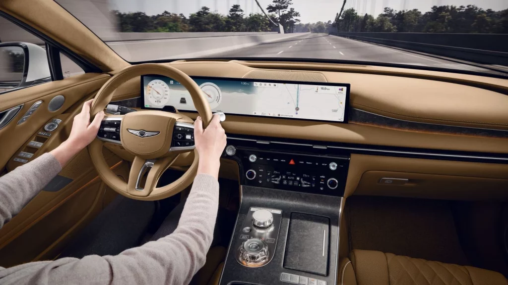 Genesis Electrified G80: Llega a Europa cargado de novedades 1 Motor16 2025 Genesis Electrified G80. Imagen interior.