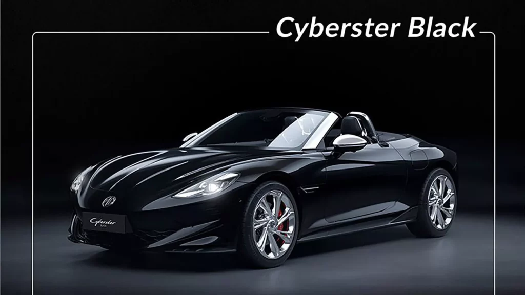 MG Cyberster: No has visto uno por la calle y en China ya lo han actualizado 1 Motor16 2025 MG Cyberster China. Imagen Black.