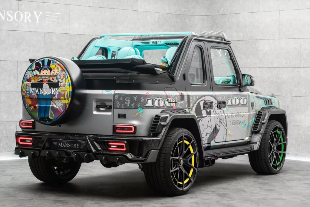 Mansory ha creado el Clase G que le han pedido Mr. Monopoly y el Tío Gilito 1 Motor16 2025 Mansory Mercedes G. Alec Monopoly. Imagen trasera.