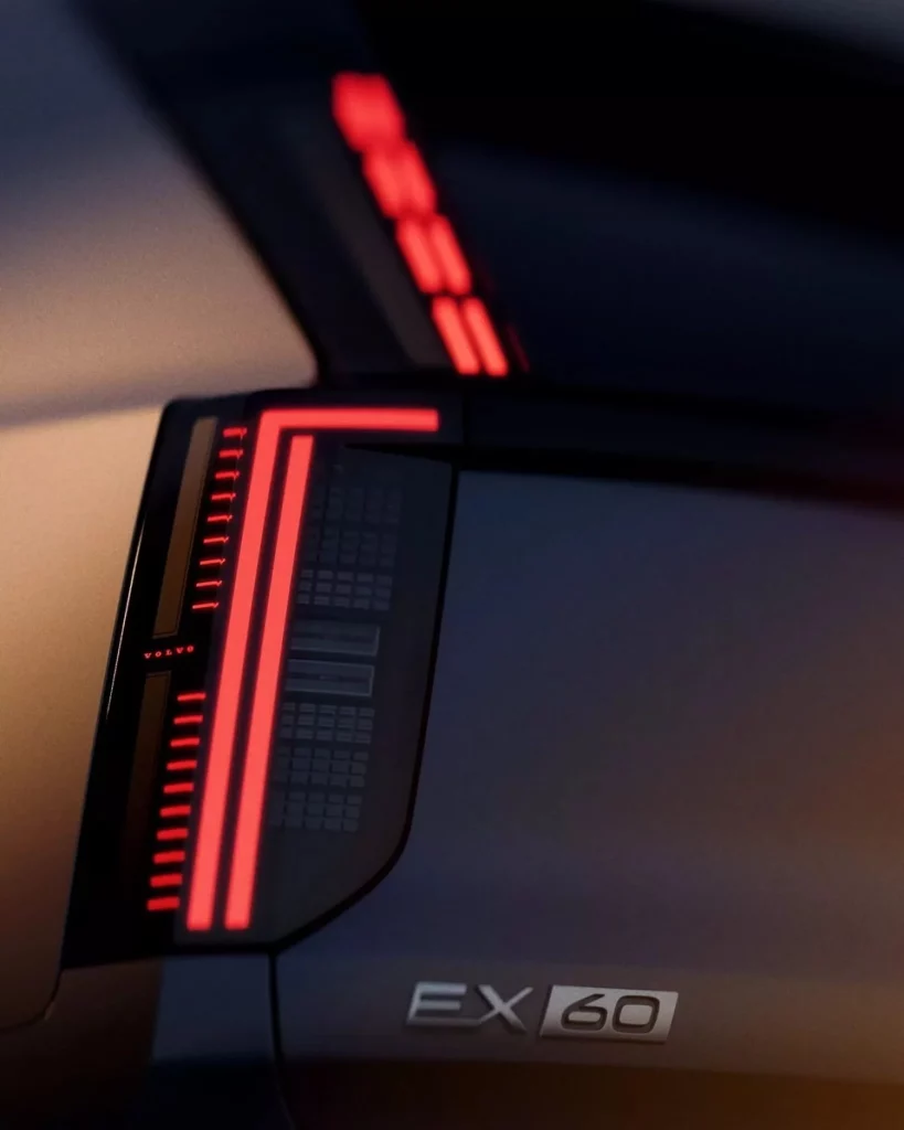 Volvo no esconde su EX60, la versión eléctrica del Volvo más vendido de la historia 2 Motor16 2025 Volvo EX60. Teaser. Imagen detalle.