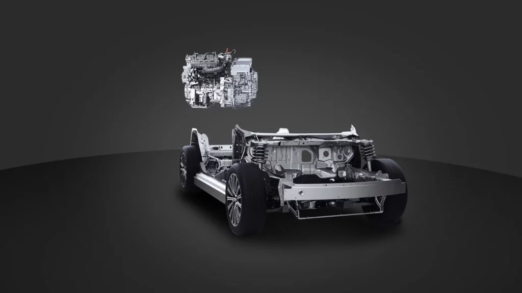 Geely Galaxy Star 8: El PHEV que nada envidia a un Serie 5 tiene precio de Sandero 4 Motor16 2025 Geely Galaxy Star 8. Imagen chasis.