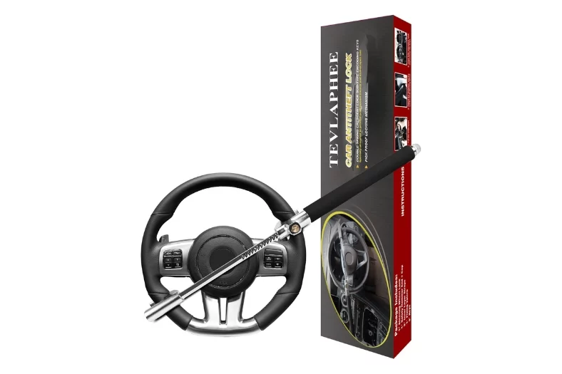 Los 10 mejores antirrobos para coche de 2025 9 Motor16 9. Tevlaphee Antirrobo Negro Motor16
