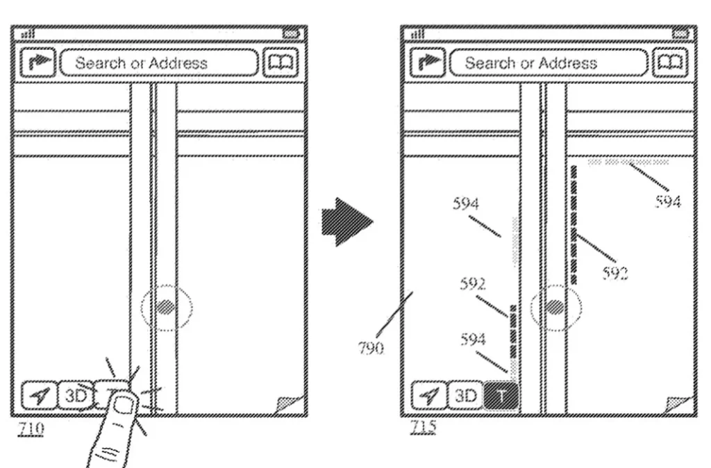 Apple patente trafico mapas maps Motor16