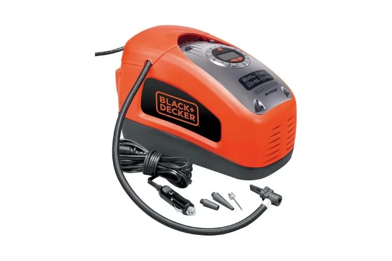 Los 7 mejores compresores de aire para coche según los consejos de la OCU en 2025 3 Motor16 BLACKDECKER Compresor de Aire Inflador con Cable Motor16