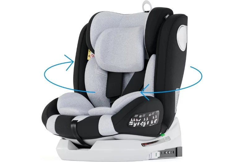 Las 12 mejores sillas de coche para bebe (más seguros para bebés y niños de 2025) 1 Motor16 Babify onboard silla de coche isofix 360o Motor16
