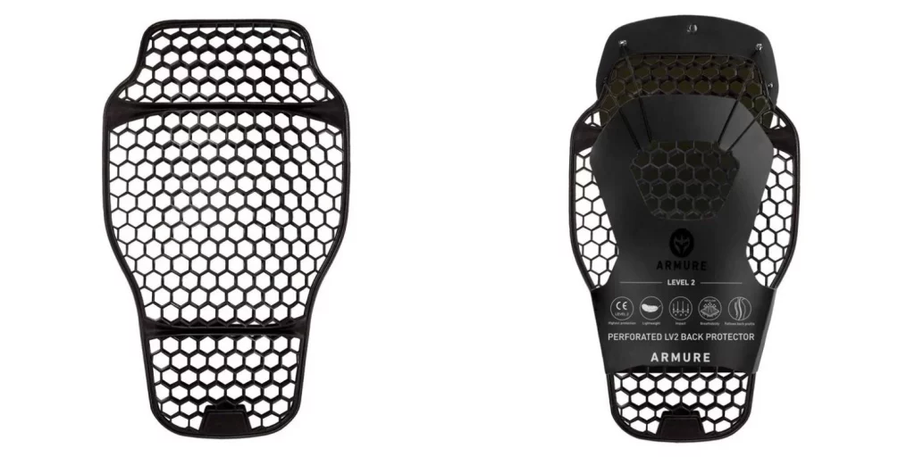 Espaldera Motocard Proteccion ARMURE Perforated Back Protector Level 2 Motor16