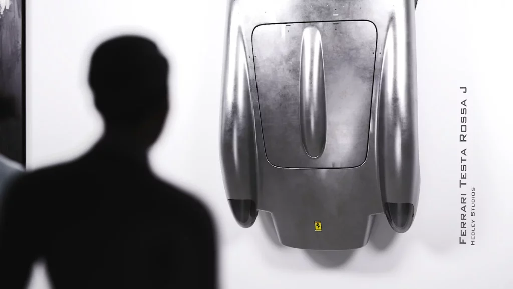 ¿Quién no quiere un Ferrari Testarossa colgado en el salón de su casa? 19 Motor16 FERRARI TESTAROSSA ESCULTURA 16 Motor16