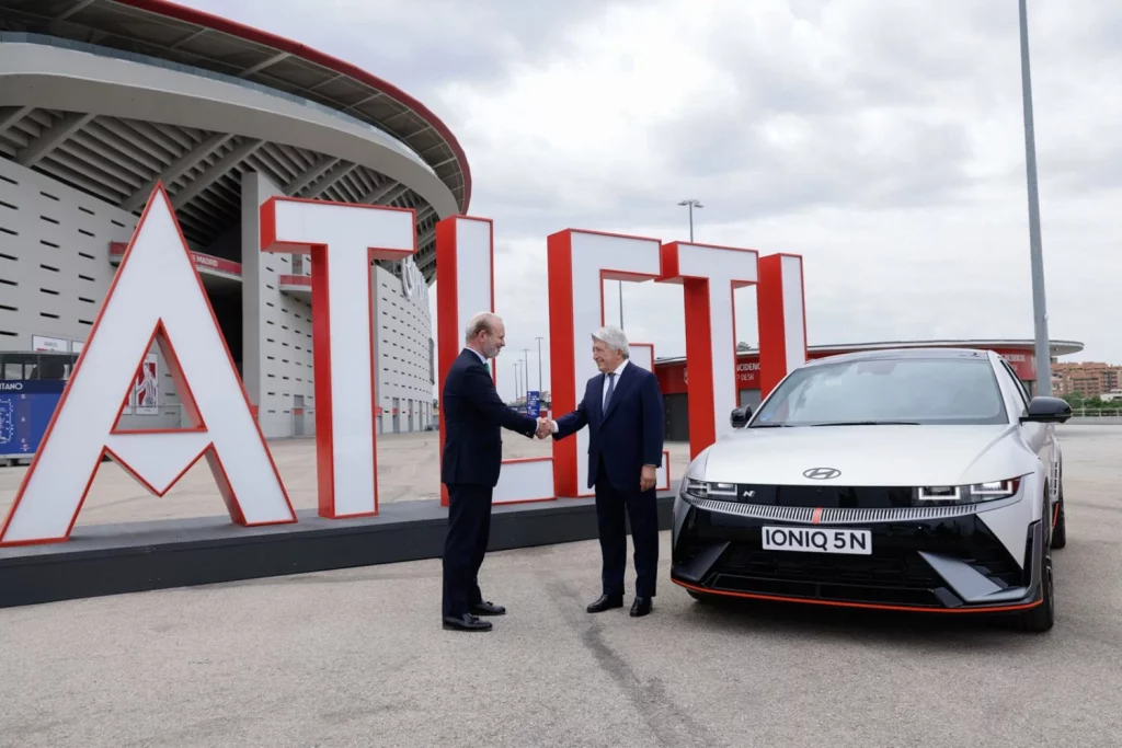 Hyundai: con el Atlético de Madrid hasta 2027 6 Motor16 HYUNDAI ATLETICO DE MADRID7 Motor16