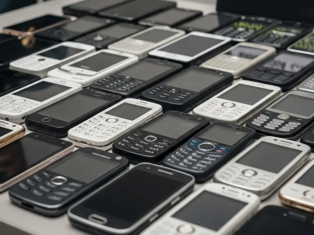 Móviles incautados Guardia Civil