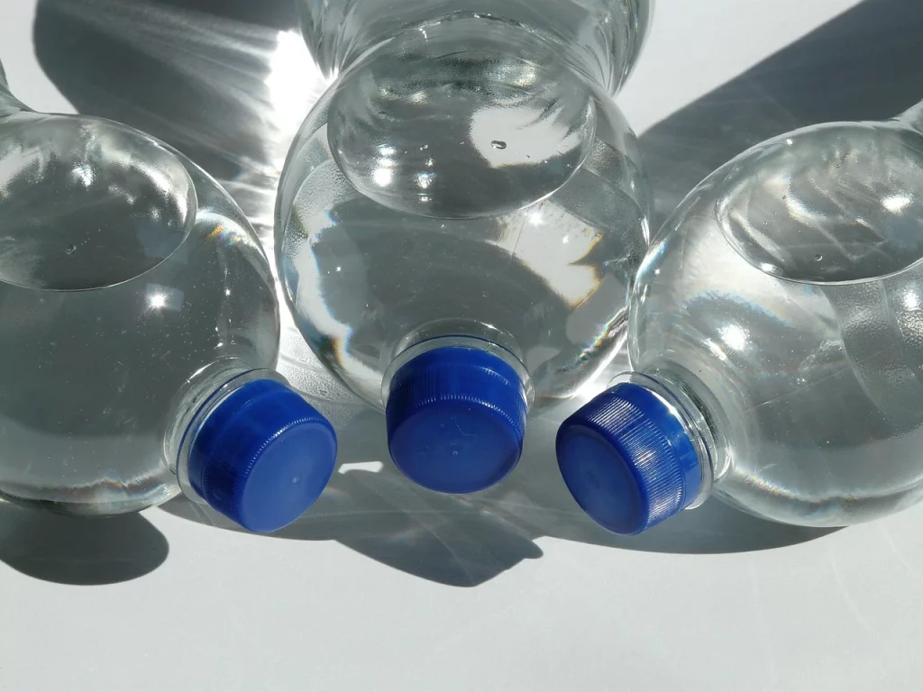 botellas de agua