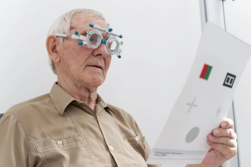 Revisión vista anciano