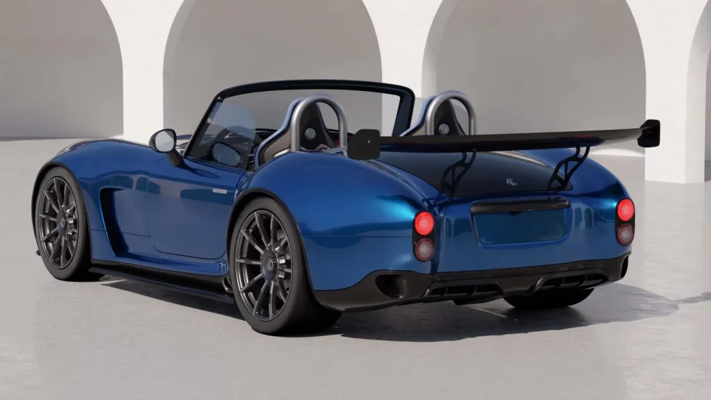 2025 AC Cars. AC Cobra GT Roadster SuperSport. Imagen trasera.