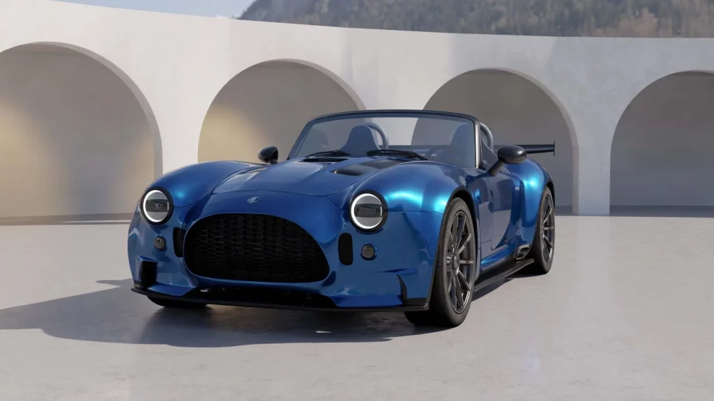 2025 AC Cars. AC Cobra GT Roadster SuperSport. Imagen delantera.