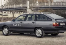 Audi 100 Avant quattro Duo: El coche del anuncio de Audi es este y nació hace 35 años