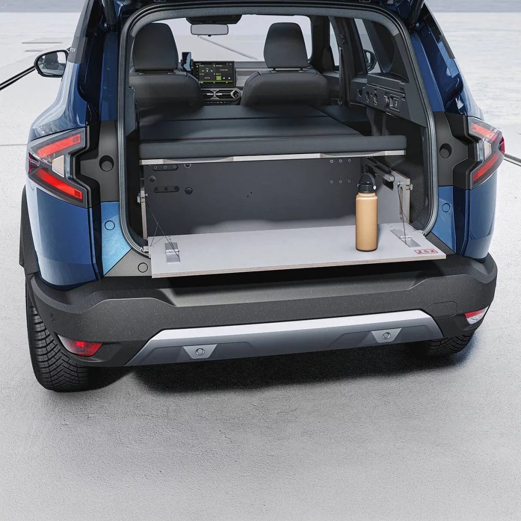 2.440 euros: Lo que cuesta convertir tu Dacia Bigster en el mejor camper para tus vacaciones 1 Motor16 2025 Dacia Bigster. Imagen Sleep Pack.