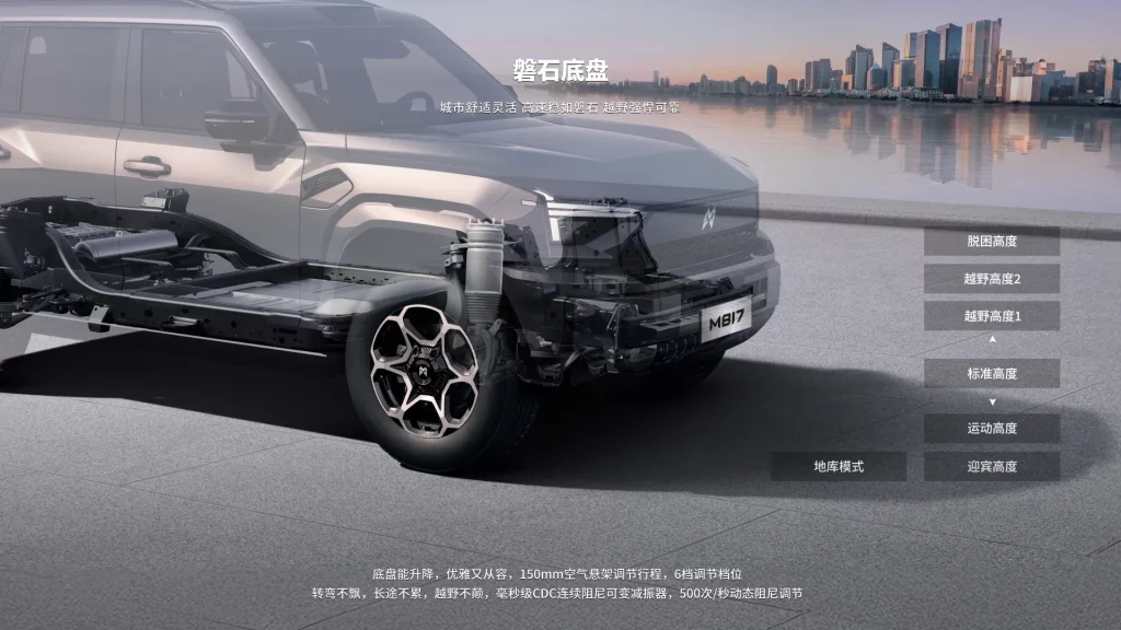 M-Hero M817: El todoterreno 'Made in China' que dispara a Defender, Land Cruiser y compañía 8 Motor16 2025 Dongfeng M817 4 Motor16