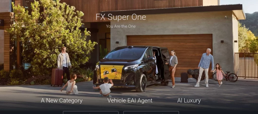 Faraday Future FX Super One: Un tecnológico monovolumen para EE.UU. con ADN chino 4 Motor16 2025 Faraday Future FX Super One. Imagen.