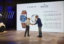 El deportivo Lancia Ypsilon HF ya tiene un reloj a juego y firmado por Eberhard & Co.