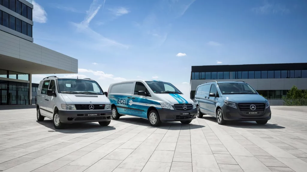 Mercedes-Benz Vito: 30 años de la furgoneta indestructible con el sello 'Made in Vitoria' 1 Motor16 2025 Mercedes-Benz Vito. 30 años. Imagen generaciones.