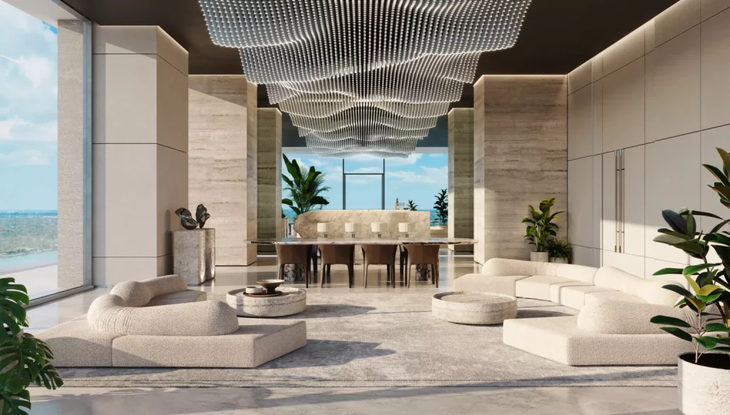 2025 Pagani Residences. Garaje. Imagen interior.