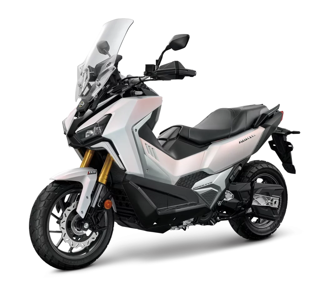 SYM ADXTG 400: Estrena sensacional scooter crossover por menos de 7.000 euros 2 Motor16 2025 SYM ADXTG 400. Imagen estudio.