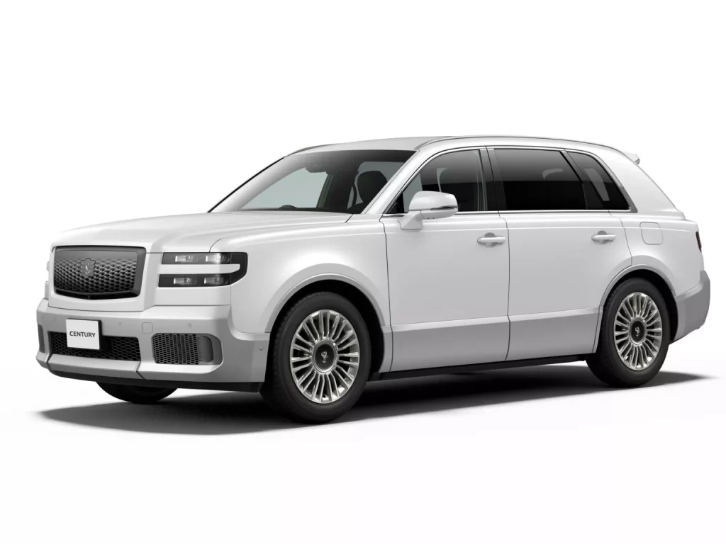 2025 Toyota Century SUV. Imagen estudio.