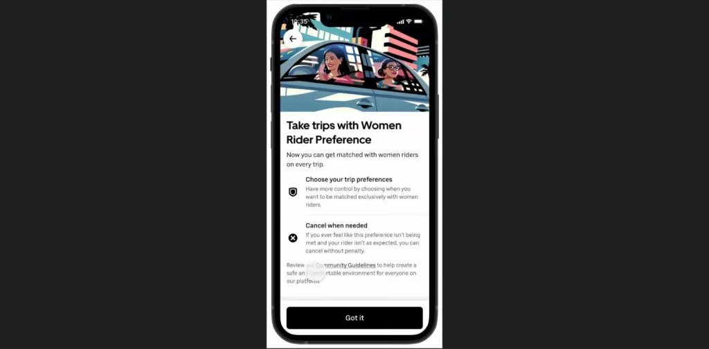 2025 Uber Woman programa 2 Motor16