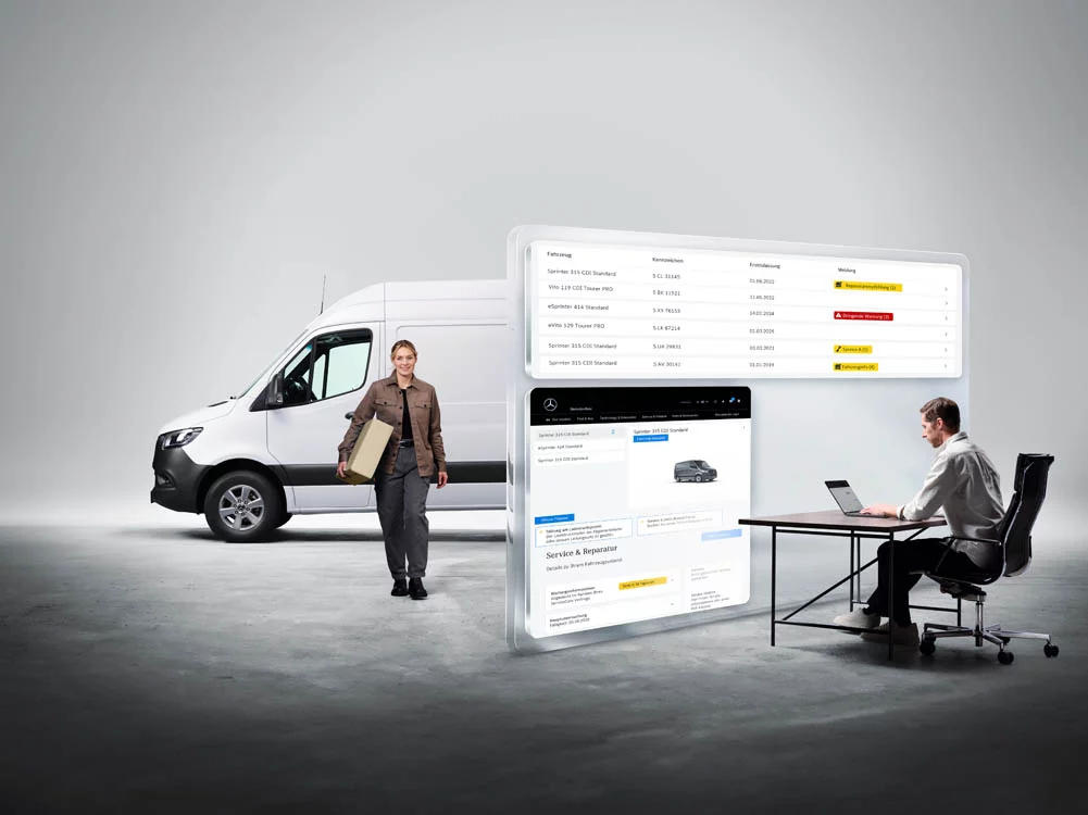 Mercedes-Benz Van y su estrategia predictiva: nunca circularás solo 3 Motor16 Monitor de Tiempo de Actividad Digital Extra de Mercedes-Benz Van.