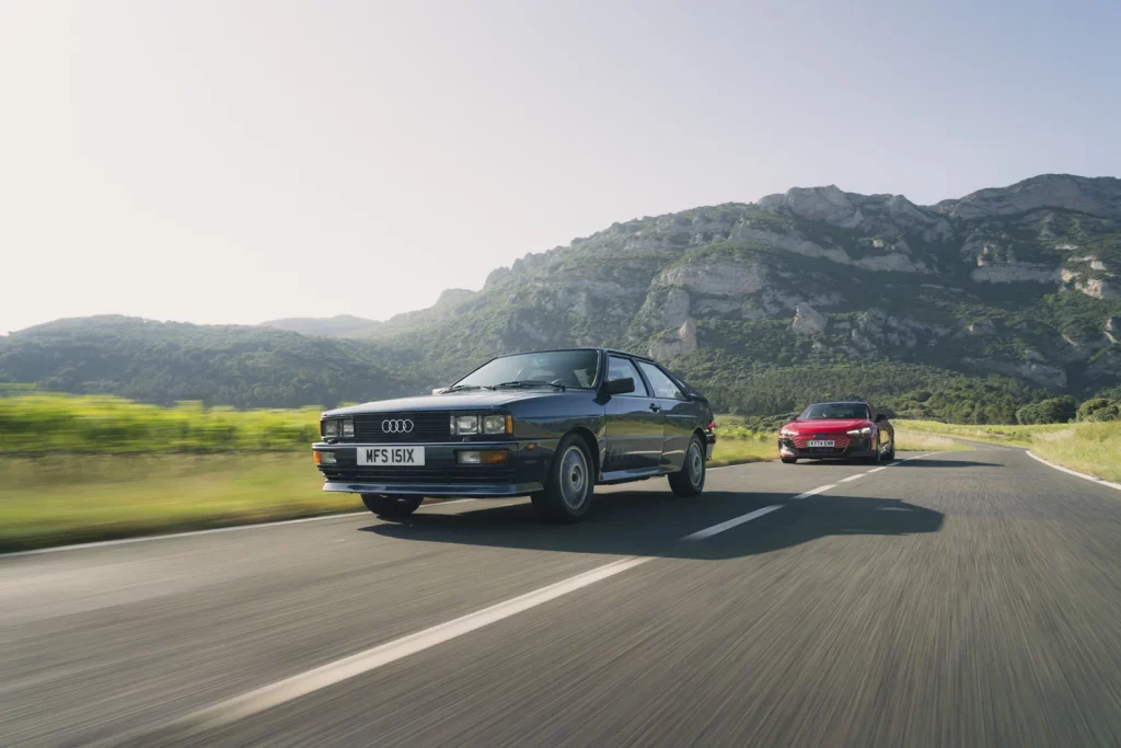 Audi Ur quattro and RS e tron GT Motor16